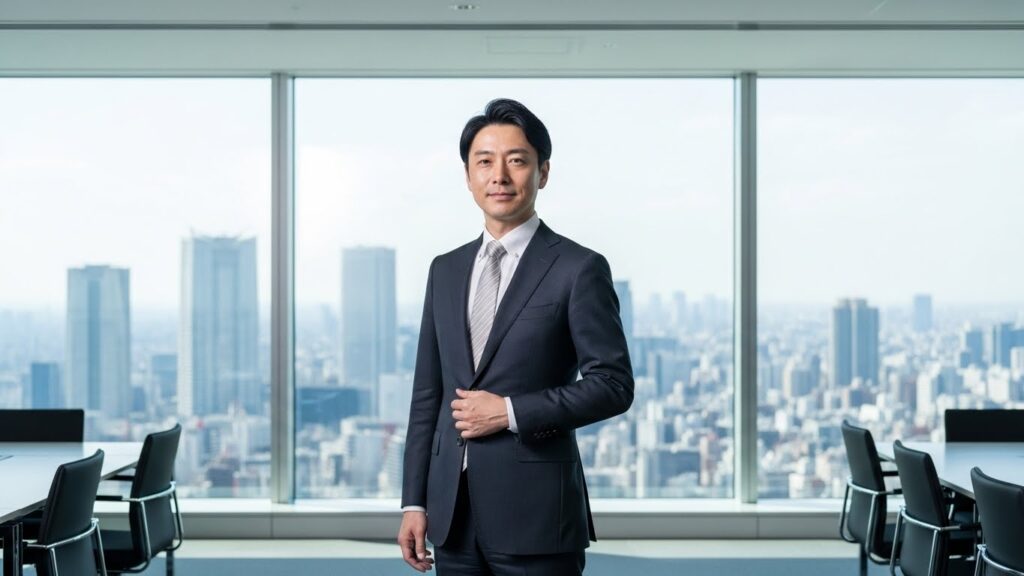 2026年の採用戦略転換を象徴する、前向きに未来を見据える日本人ビジネスリーダー