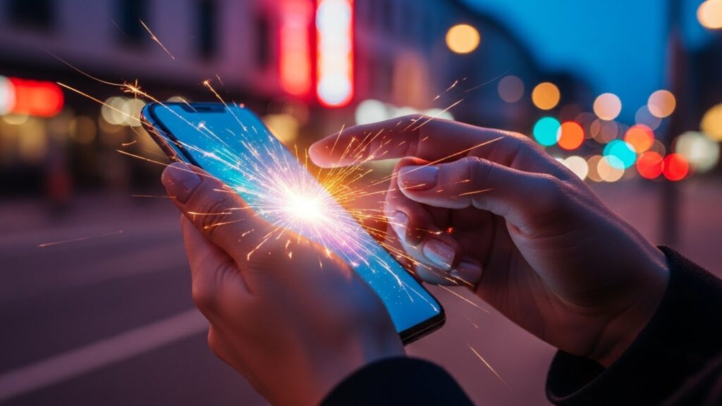 27卒の学生がスマートフォンでSNS採用動画を視聴している様子。若年層の情報収集トレンドを象徴するイメージ。